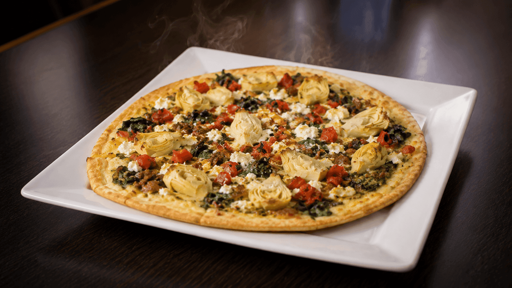 Artichoke & Feta pizza